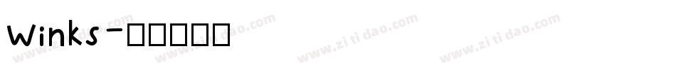 Winks字体转换