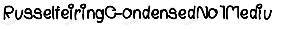 RusselfeiringCondensedNo1Medium-jJxy字体转换