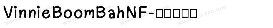 VinnieBoomBahNF字体转换