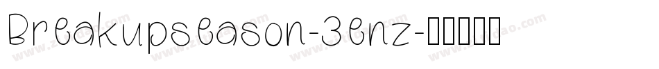 Breakupseason-3enz字体转换