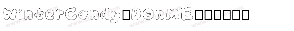 WinterCandy-DOnME字体转换
