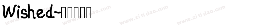 Wished字体转换
