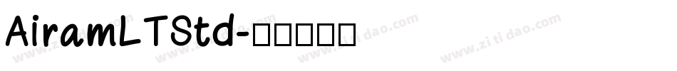 AiramLTStd字体转换
