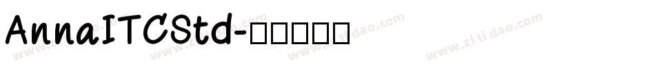 AnnaITCStd字体转换