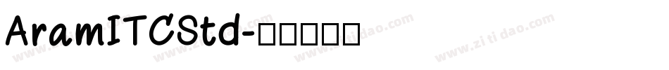 AramITCStd字体转换