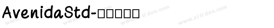 AvenidaStd字体转换