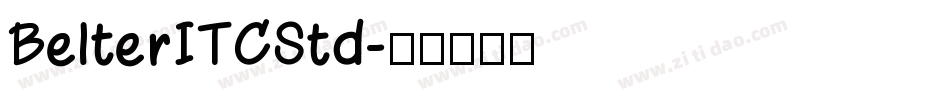 BelterITCStd字体转换