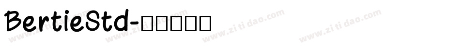 BertieStd字体转换