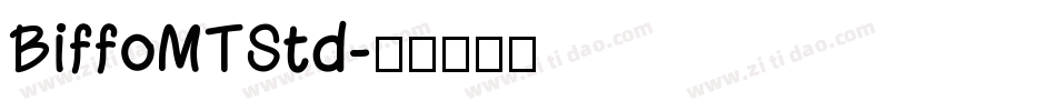 BiffoMTStd字体转换