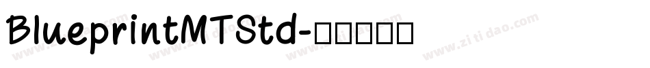 BlueprintMTStd字体转换