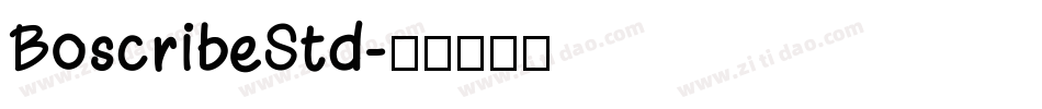 BoscribeStd字体转换