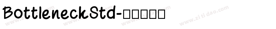 BottleneckStd字体转换