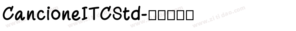 CancioneITCStd字体转换