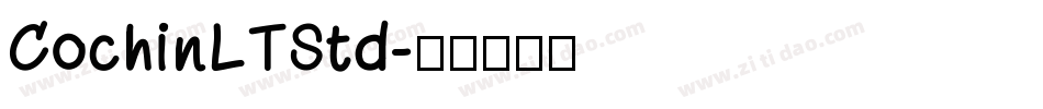 CochinLTStd字体转换