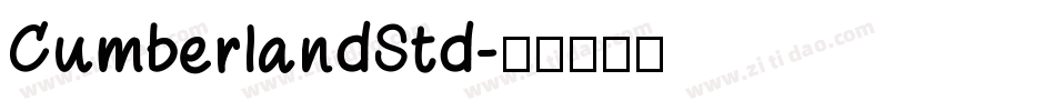 CumberlandStd字体转换