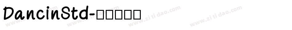 DancinStd字体转换