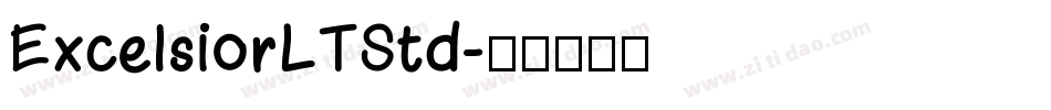 ExcelsiorLTStd字体转换