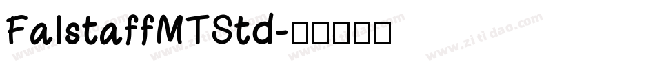 FalstaffMTStd字体转换