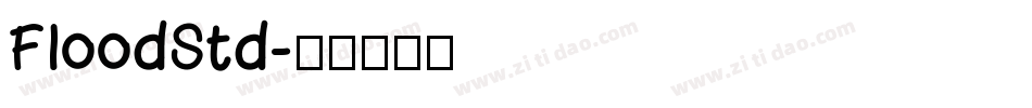FloodStd字体转换