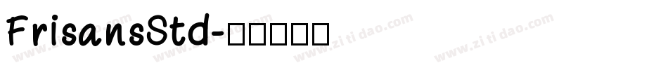 FrisansStd字体转换