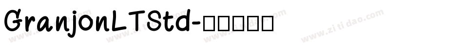 GranjonLTStd字体转换