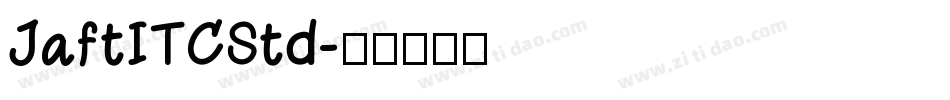 JaftITCStd字体转换