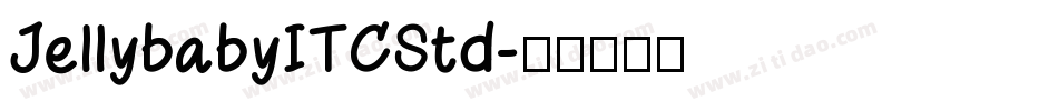 JellybabyITCStd字体转换