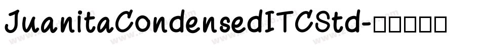 JuanitaCondensedITCStd字体转换