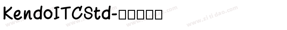 KendoITCStd字体转换