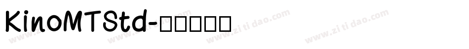 KinoMTStd字体转换