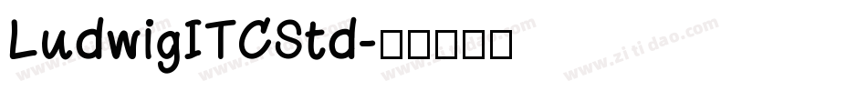 LudwigITCStd字体转换