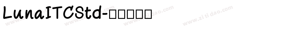 LunaITCStd字体转换