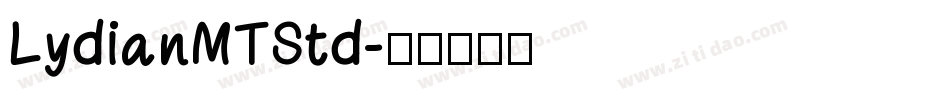 LydianMTStd字体转换