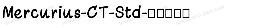 Mercurius-CT-Std字体转换