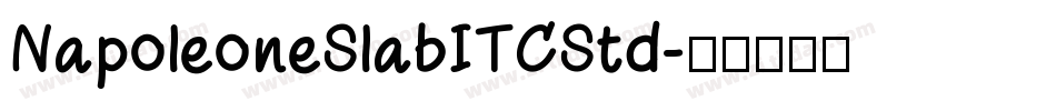NapoleoneSlabITCStd字体转换