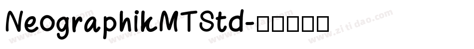 NeographikMTStd字体转换