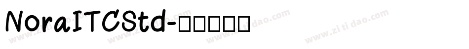 NoraITCStd字体转换
