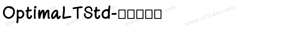 OptimaLTStd字体转换