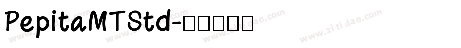 PepitaMTStd字体转换