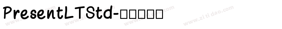 PresentLTStd字体转换