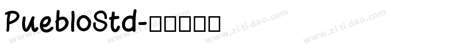 PuebloStd字体转换