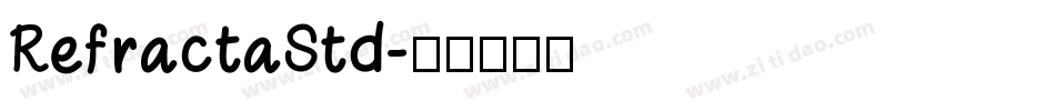 RefractaStd字体转换