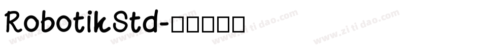 RobotikStd字体转换