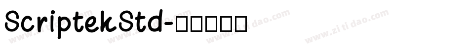 ScriptekStd字体转换