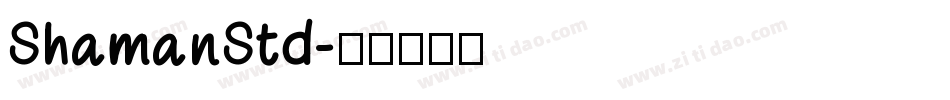 ShamanStd字体转换