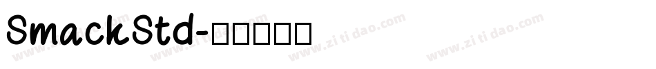 SmackStd字体转换