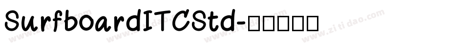 SurfboardITCStd字体转换