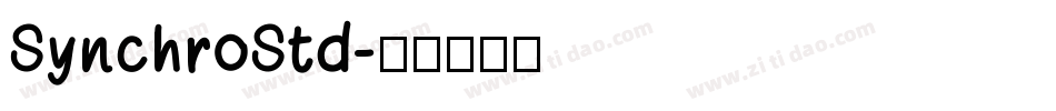 SynchroStd字体转换