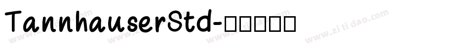 TannhauserStd字体转换