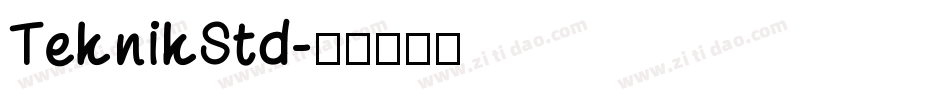 TeknikStd字体转换